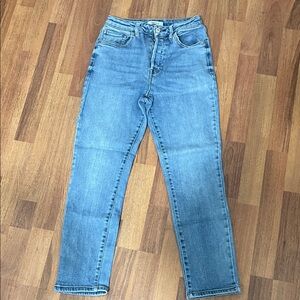 Forever 21 Light Blue Straight Leg Jeans